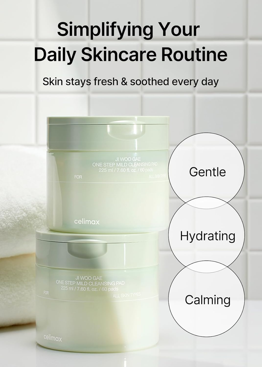 CELIMAX Ji Woo Gae One Step Mild Cleansing Pad 7 skincare-kbeauty-glowtime-celimax ji woo gae one step mild cleansing pad