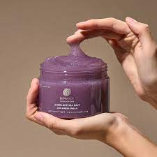 DR MELAXIN Guarnade Sea Salt Perfume Body Scrub Amber and Vanilla 1 skincare-kbeauty-glowtime-dr melaxin guerande sea salt perufme body scrub