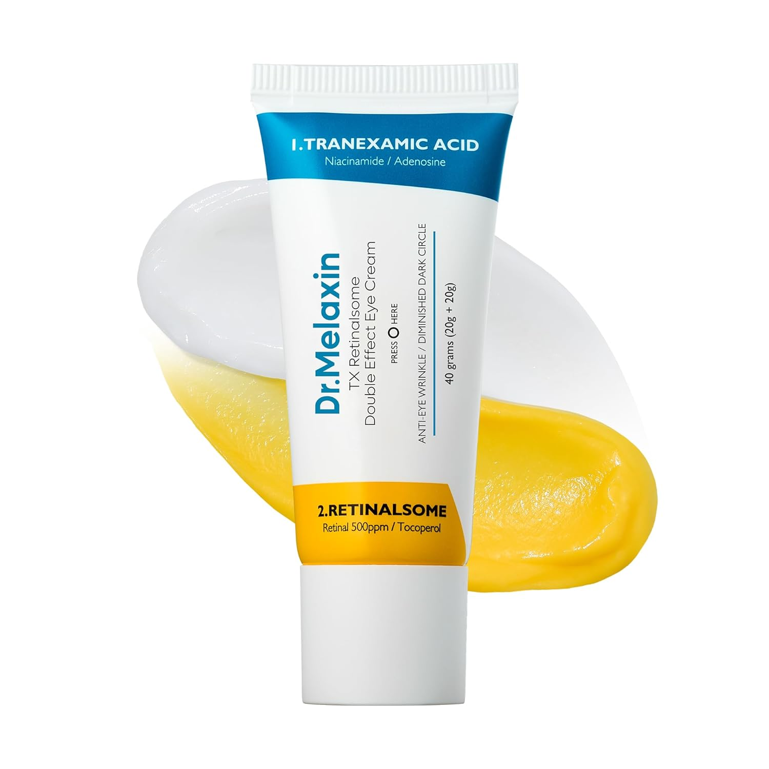 DR MELAXIN Retinalsome Double Effect Eye Cream 1 skincare-kbeauty-glowtime-dr melaxin retinalsome double effect eye cream