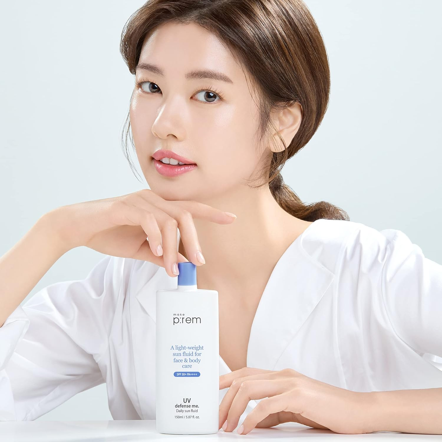 MAKE PREM Defense Me Daily Fluid 5 skincare-kbeauty-glowtime-MAKE PREM DEFENSE ME DAILY FLUID