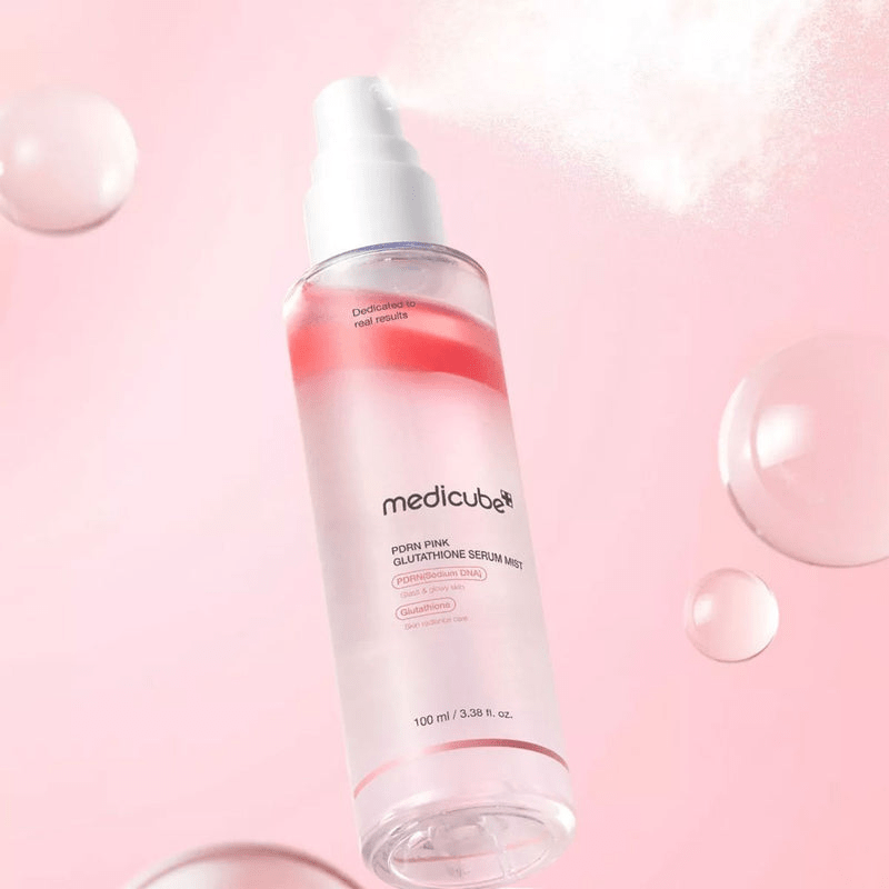 MEDICUBE PDRN Pink Glutathione Serum Mist 3 skincare-kbeauty-glowtime-medicube pdrn pnk glutathione serum mist