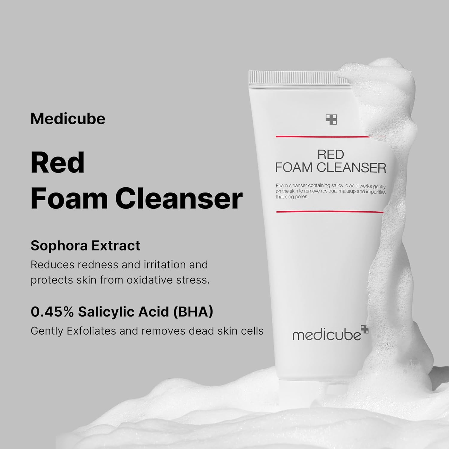 MEDICUBE Red Foam Cleanser 4 skincare-kbeauty-glowtime-medicube red foam cleanser