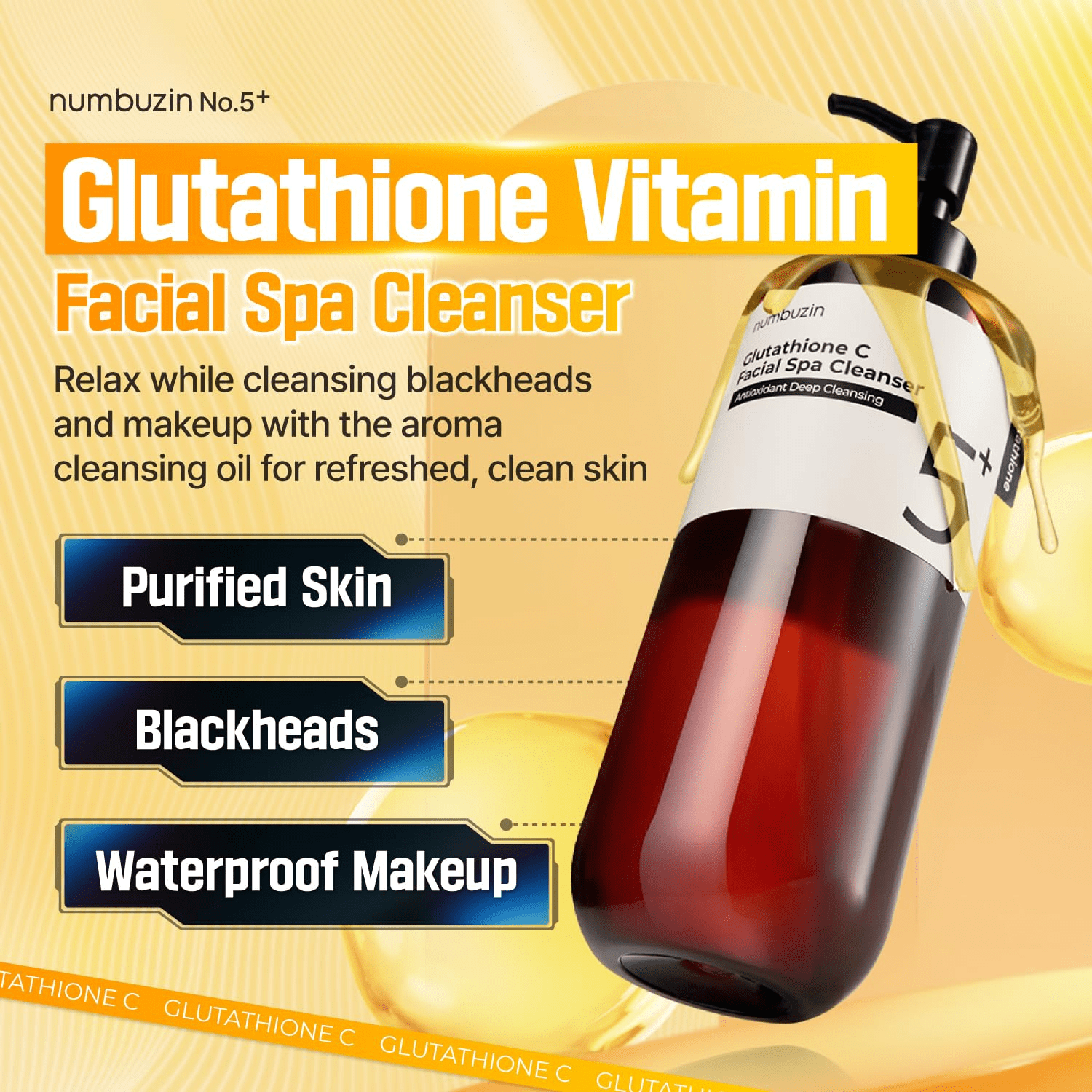 NUMBUZIN 5+ Glutathione Facial Spa Cleanser 2 skincare-kbeauty-glowtime-numbuzin 5+ glutathione facial spa cleanser