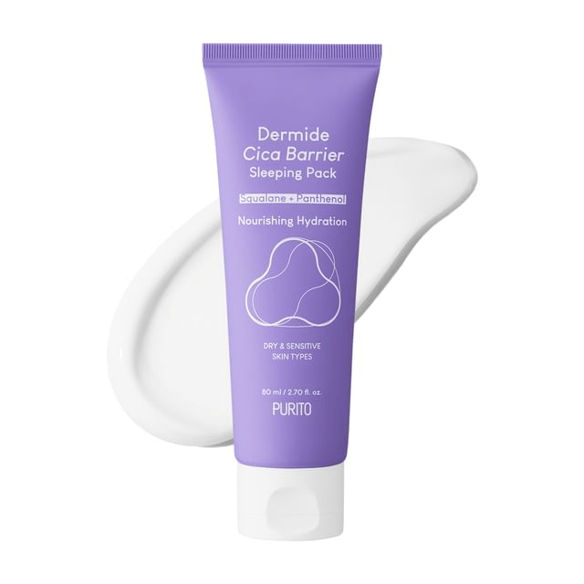PURITO Dermide Cica Barrier Sleeping Pack 1 skincare-kbeauty-glowtime-purito dermide cica barrier sleeping pack