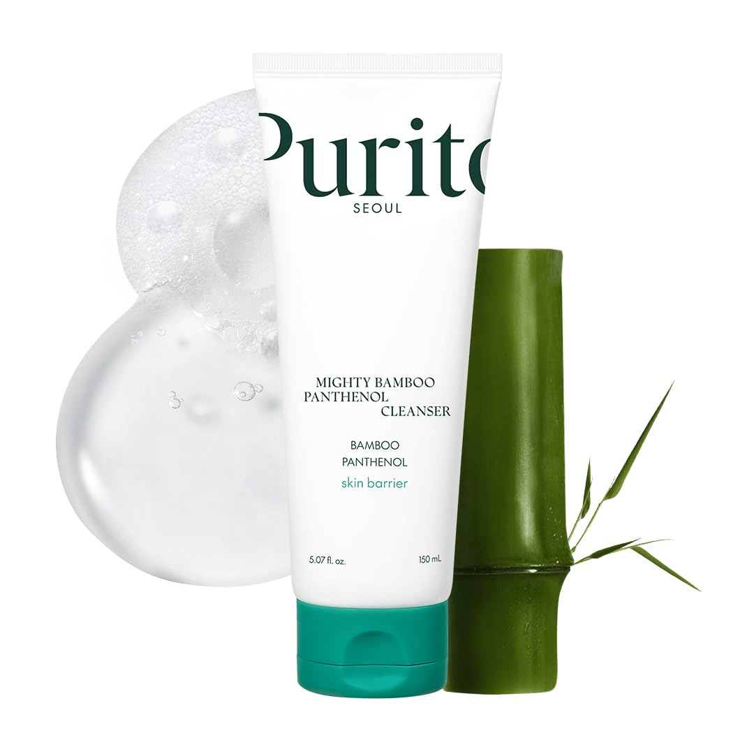 PURITO Mighty Bamboo Panthenol Cleanser 3 skincare-kbeauty-glowtime-purito might bamboo pantehnol cleanser