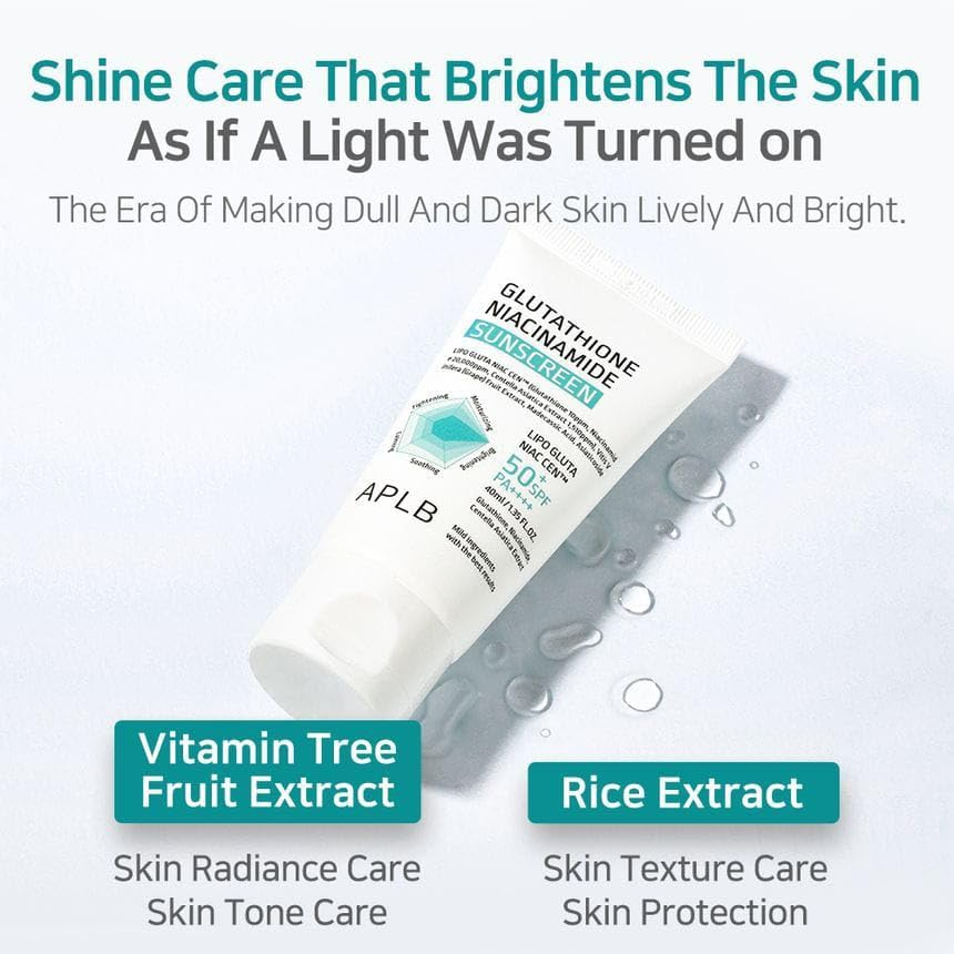 APLB Glutathione Sunscreen 3 skincare-kbeauty-glowtime-APLB Glutathione Niacinamide Sunscreen
