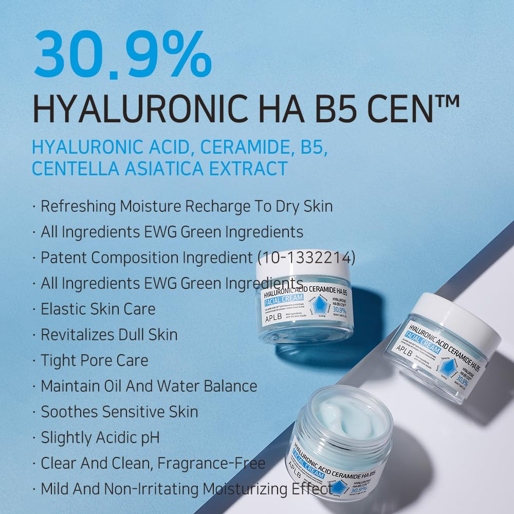 APLB Hyaluronic Acid Ceramide HA Facial Cream 3 skincare-kbeauty-glowtime-aplb hyaluronic acid ceramide Hyaluronic ha b5 facial cream