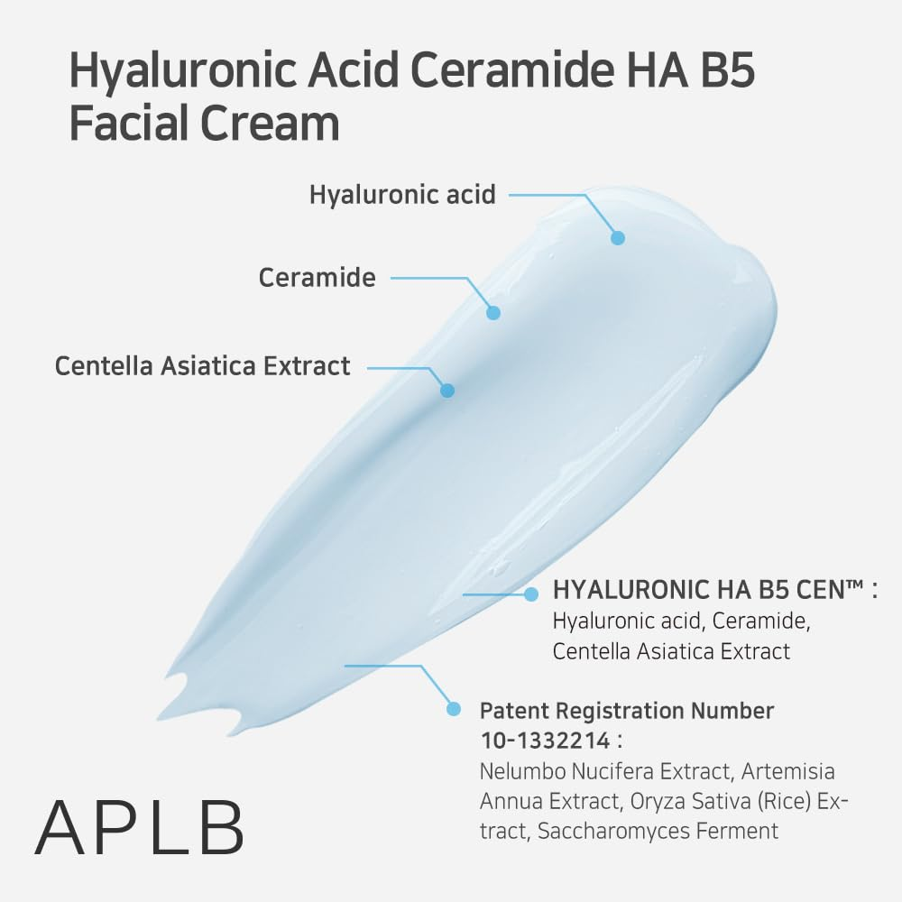 APLB Hyaluronic Acid Ceramide HA Facial Cream 4 skincare-kbeauty-glowtime-aplb hyaluronic acid ceramide Hyaluronic ha b5 facial cream