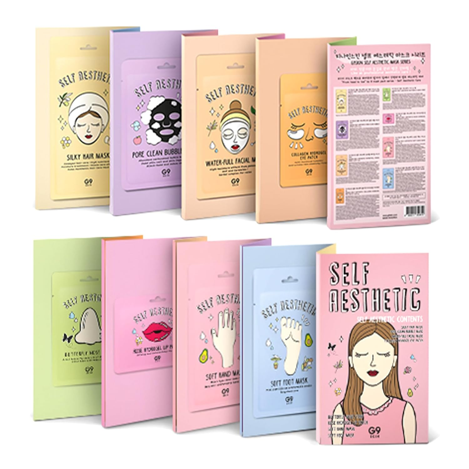 G9 Self Aesthetic 8 Contents 9 skincare-kbeauty-glowtime-g9 self aesthetic 8 contents