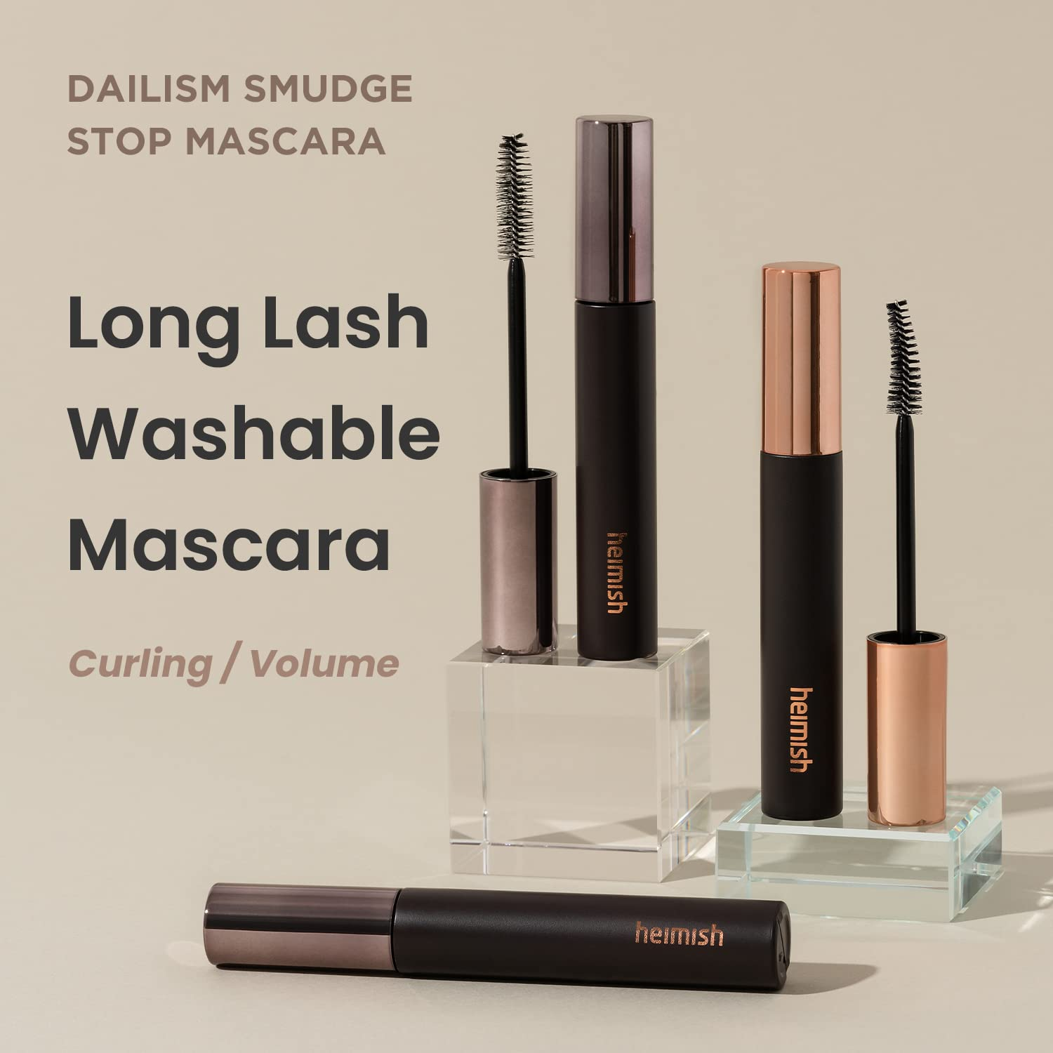 HEIMISH Dailism Smudge Stop Mascara Volume Black 2 skincare-kbeauty-glowtime-heimish dailism smudge stop mascara