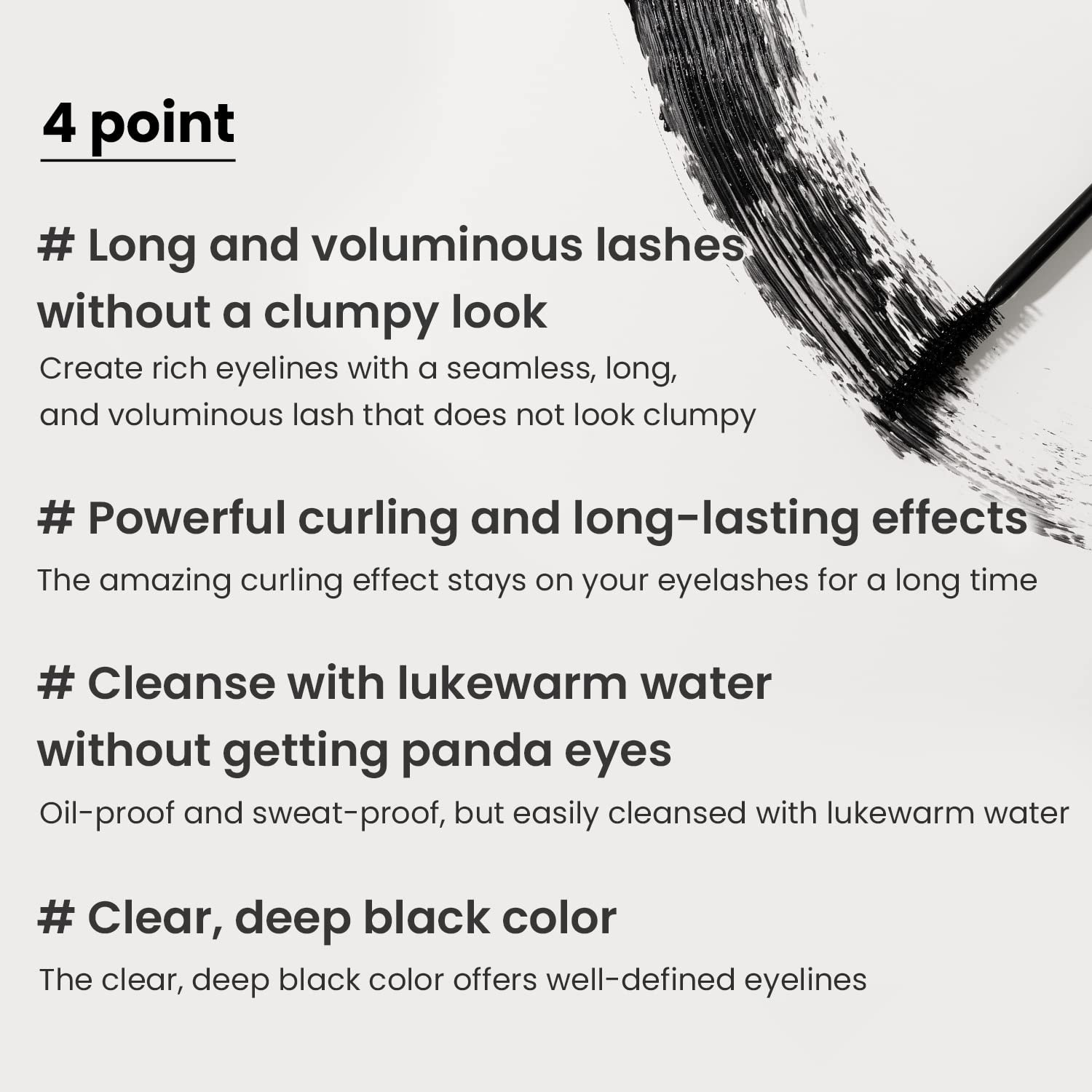 HEIMISH Dailism Smudge Stop Mascara Volume Black 3 skincare-kbeauty-glowtime-heimish dailism smudge stop mascara