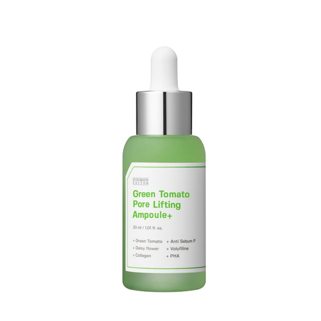 SUNGBOON EDITOR Green Tomato POre LIfting Ampoule 1 skincare-kbeauty-glowtime-sungboon edition green tomato pore lifting ampoule