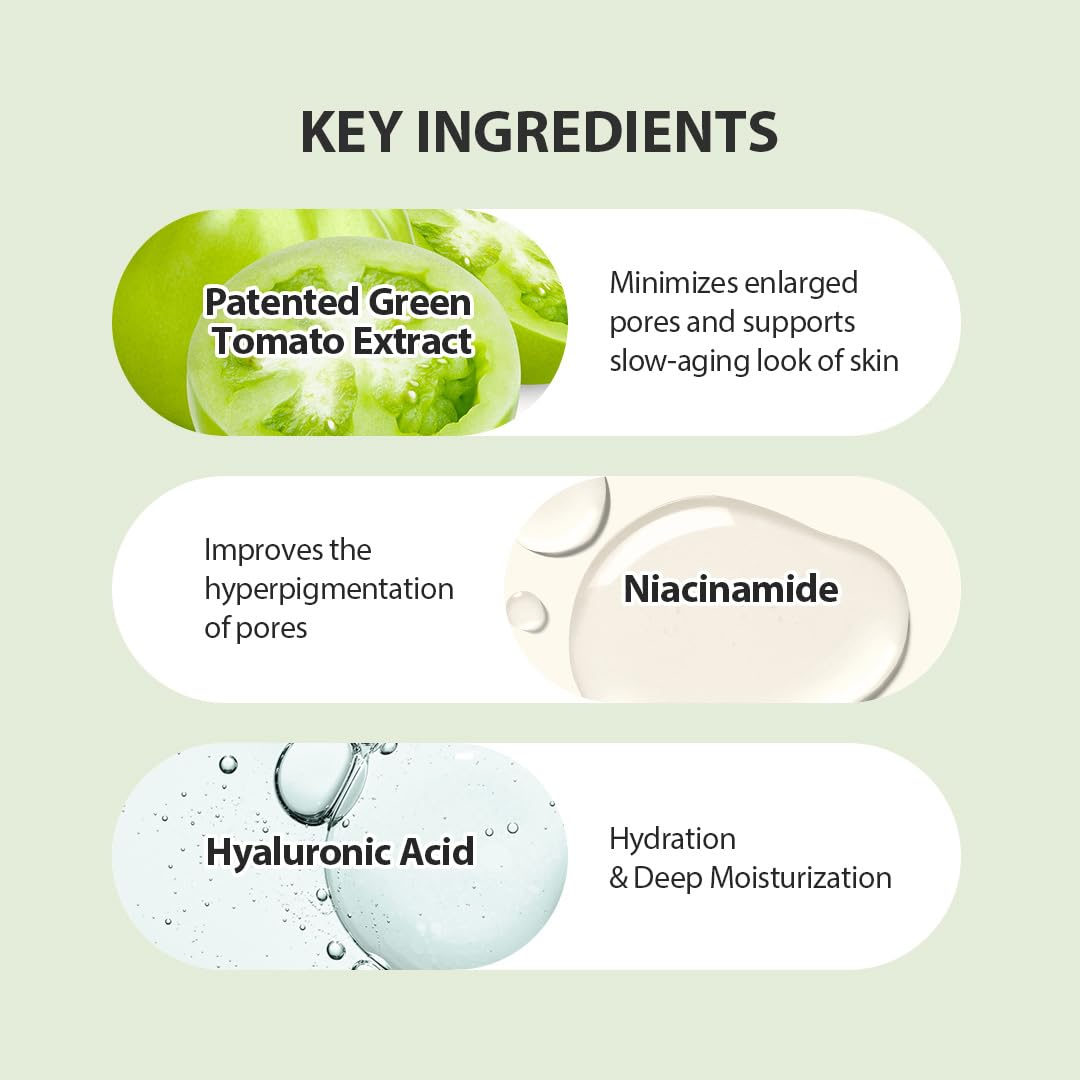 SUNGBOON EDITOR Green Tomato POre LIfting Ampoule 5 skincare-kbeauty-glowtime-sungboon edition green tomato pore lifting ampoule
