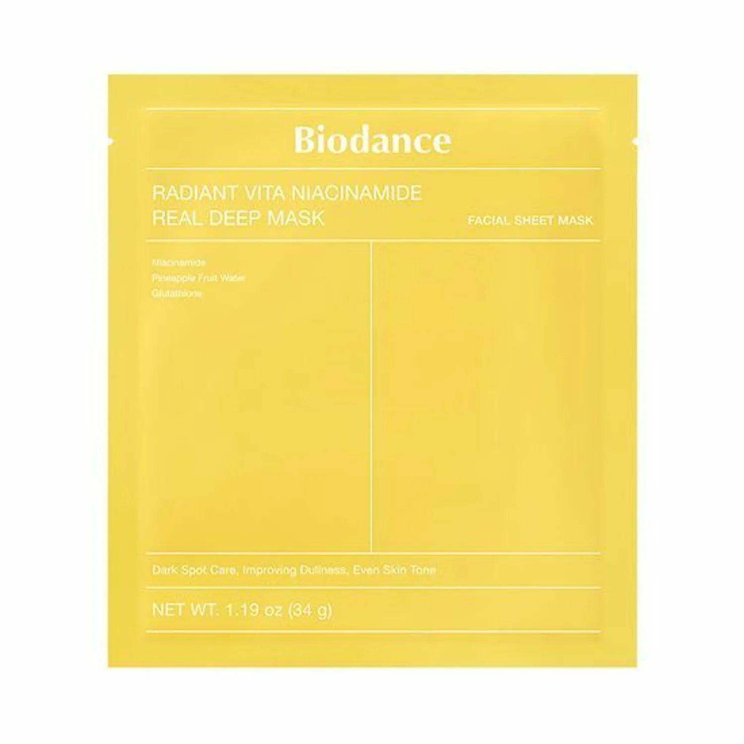 BIODANCE Radiant Vita Niacinamide Real Deep Mask 1 skincare-kbeauty-glowtime-biodance radiant vita niacinamide real deep mask