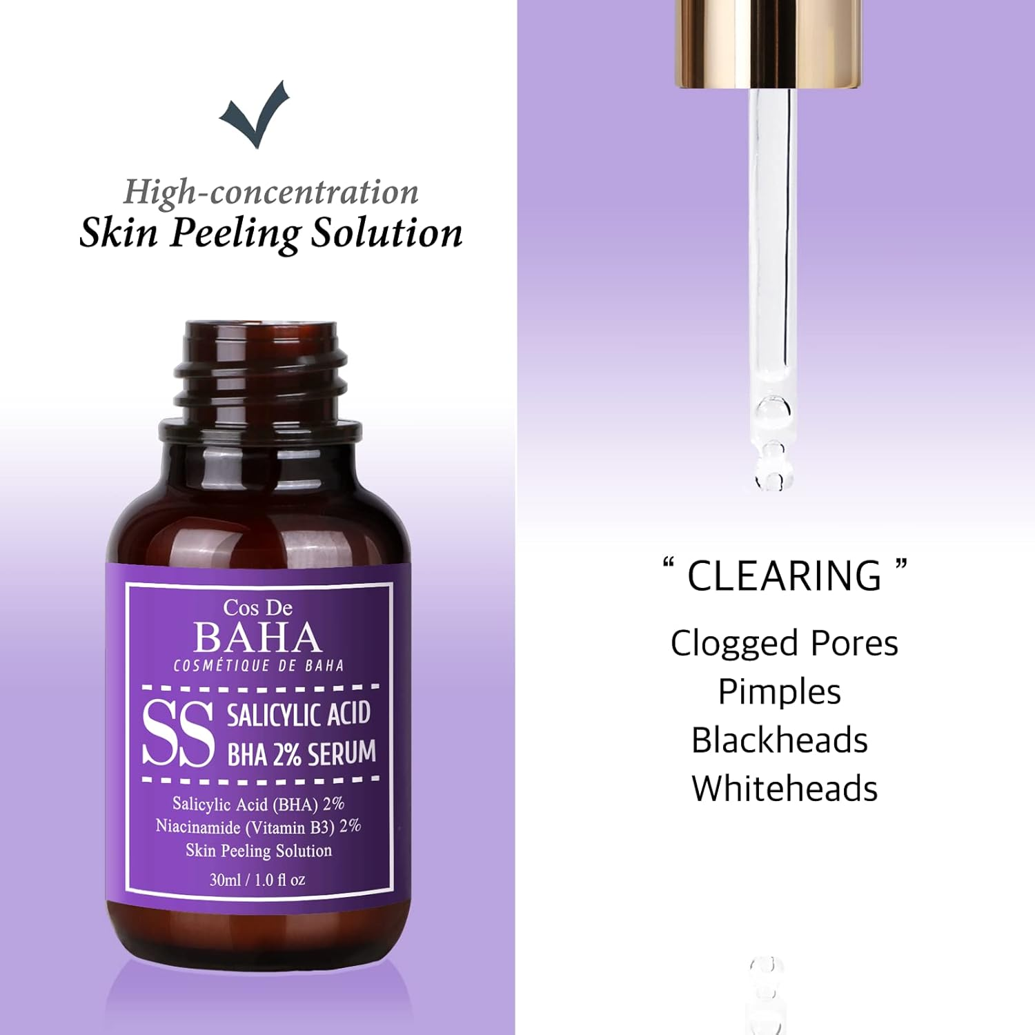 COS DE BAHA SS Salicylic Acid serum 4 skcos de baha SS salicylic acid serum