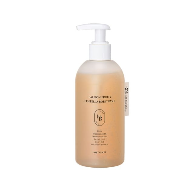 HEVEBLUE Salmon Fruity Centella Body Wash 1 skincare-kbeauty-glowtime-heveblue salmon fruity centella body wawsh