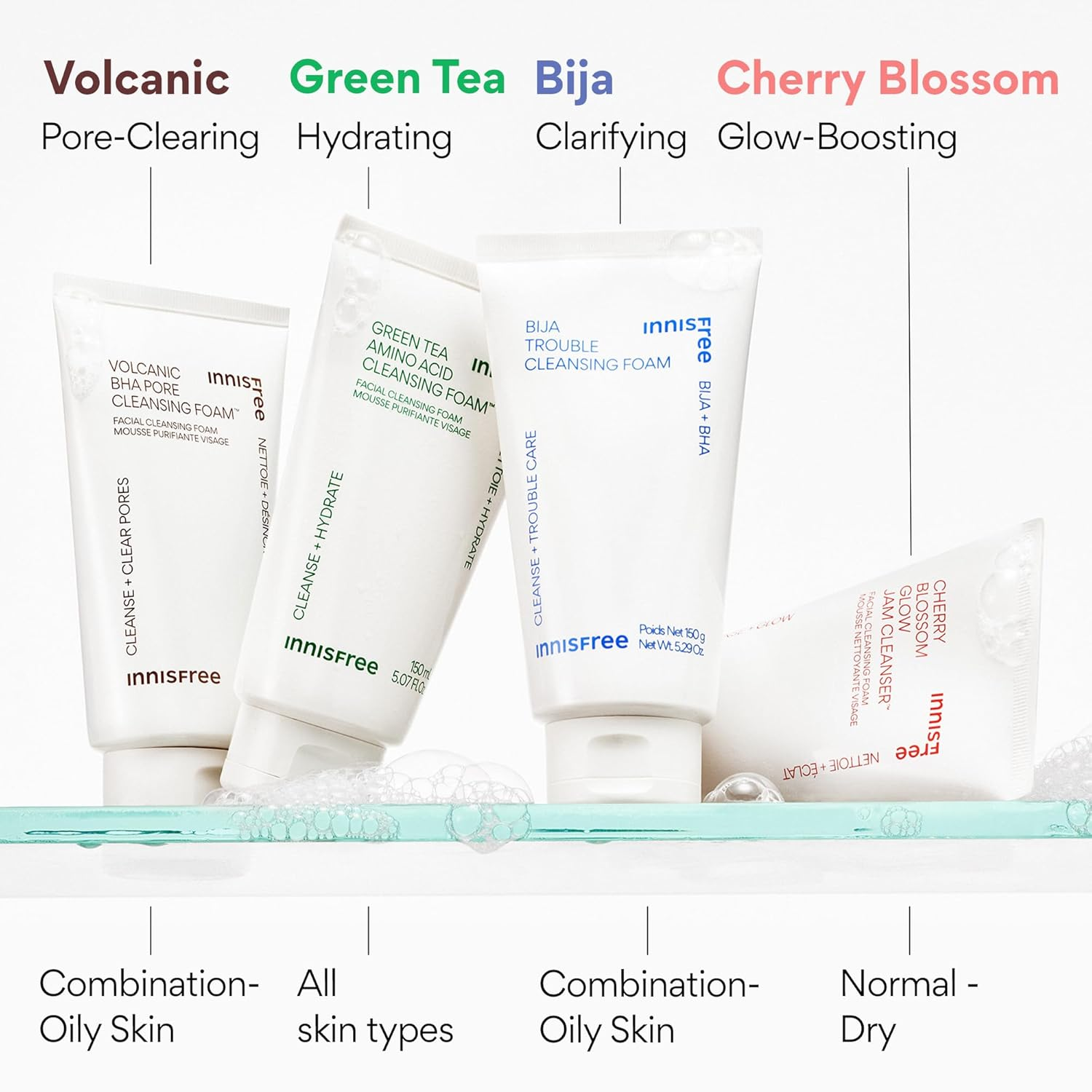 INNISFREE Bija Trouble Cleansing Foam 9 skincare-kbeauty-glowtime-innisfree bija Claryfying Cleansing Foam
