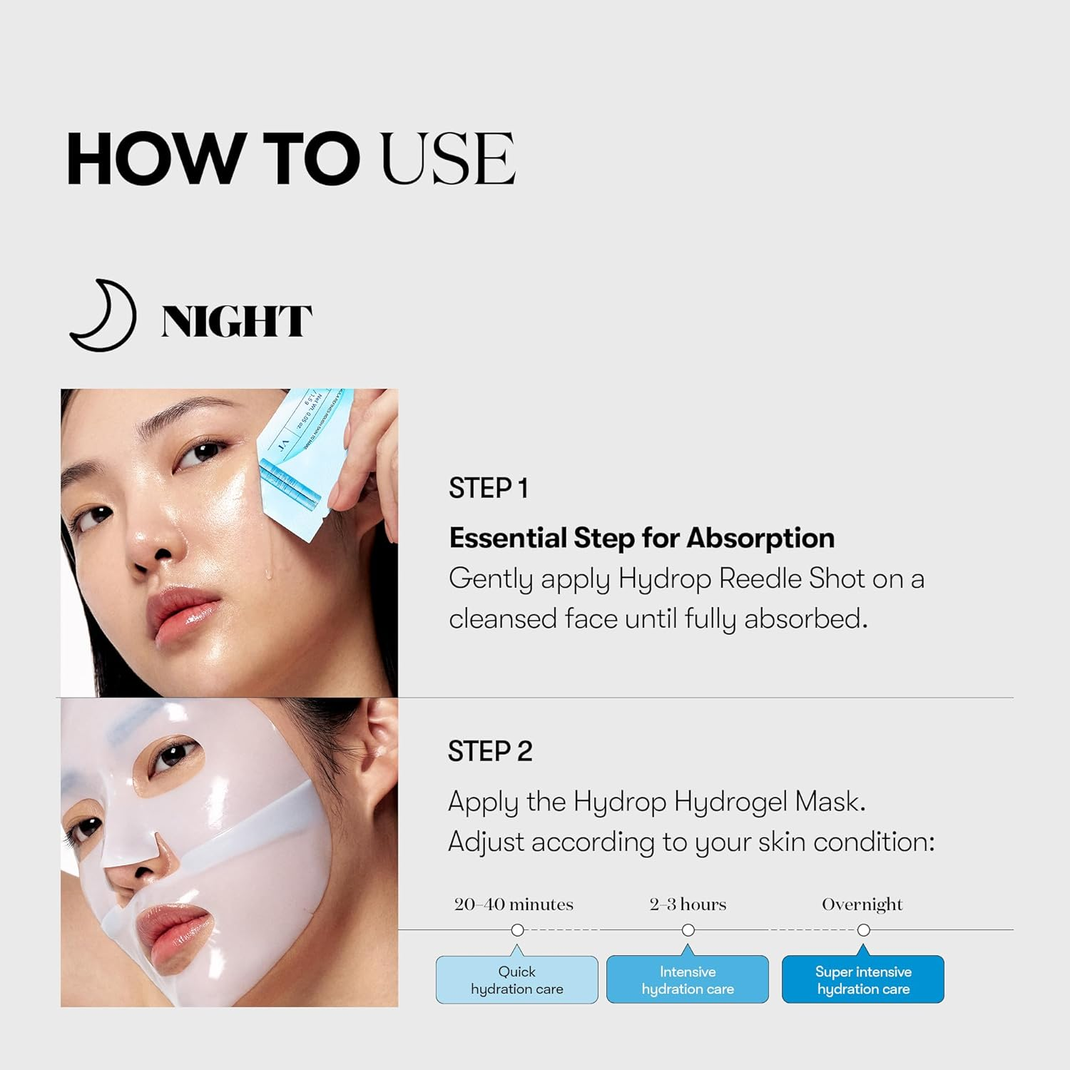 VT COSMETICS Hydrop Reedle Shot 100hL 2 Step Hydrogel Mask 8 skincare-kbeauty-glowtime-vt cosmetics hydrop reedle shot 100hL 2 step hydrogel mask