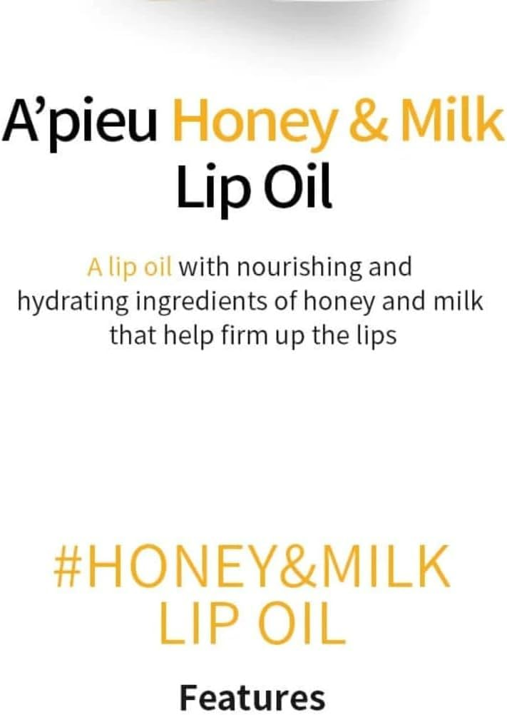 APIEU Honey and Milk Lip Oil 3 skincare-kbeauty-glowtime-apieu honey and milk lip oil