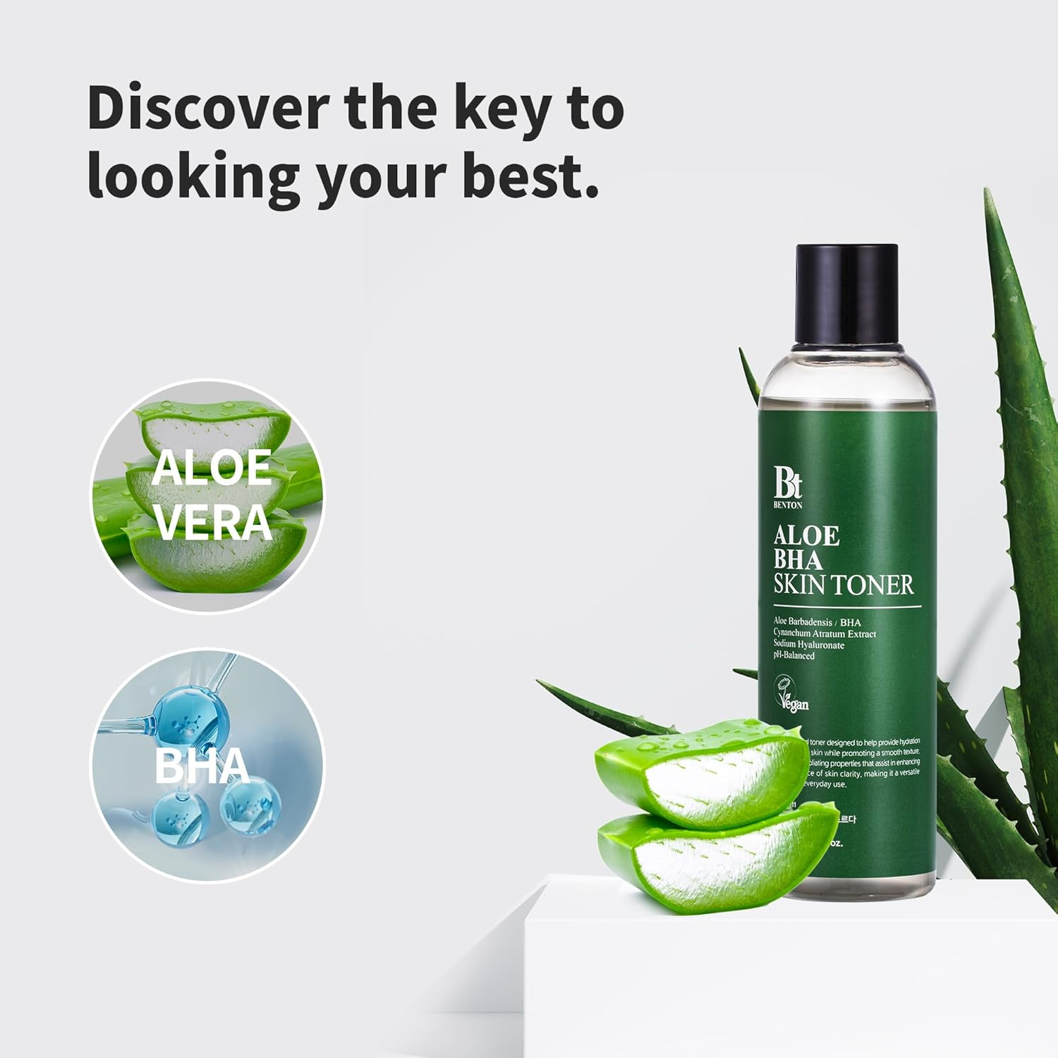 BENTON Aloe BHA Skin Toner 200ml 3 skincare-kbeauty-glowtime-bentone aloe bha skin toner