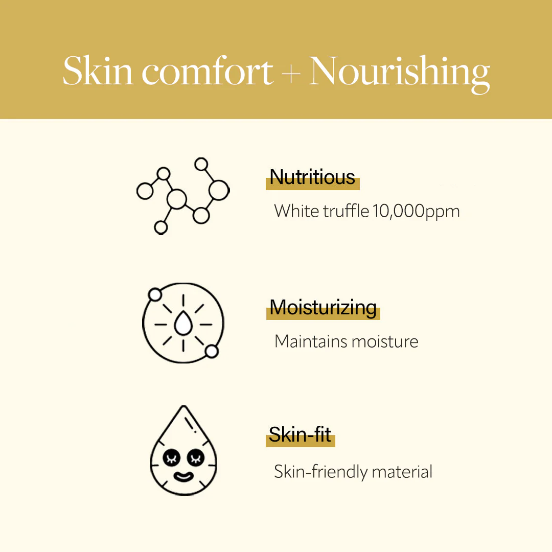 D'ALBA White Truffle Nourishing Treatment Mask 5 skincare-kbeauty-glowtime-d'alba white truffle nourishing treatment mask