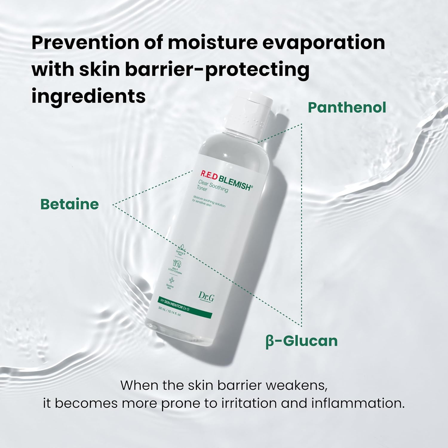 DR G RED Blemish Clear Soothing Toner 5 skincare-kbeauty-glowtime-dr g red blemish clear soothing toner 300ml