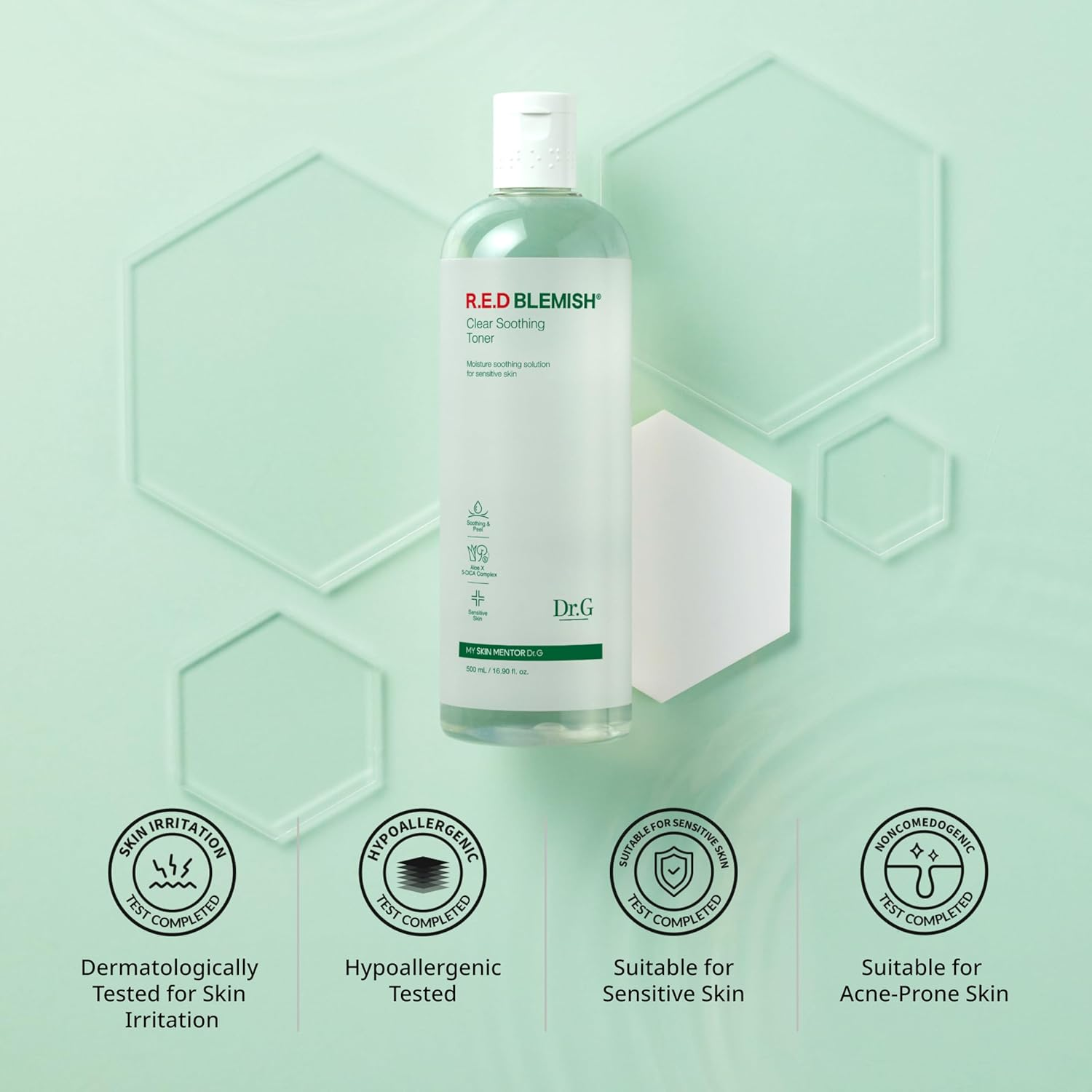 DR G RED Blemish Clear Soothing Toner 7 skincare-kbeauty-glowtime-dr g red blemish clear soothing toner 300ml