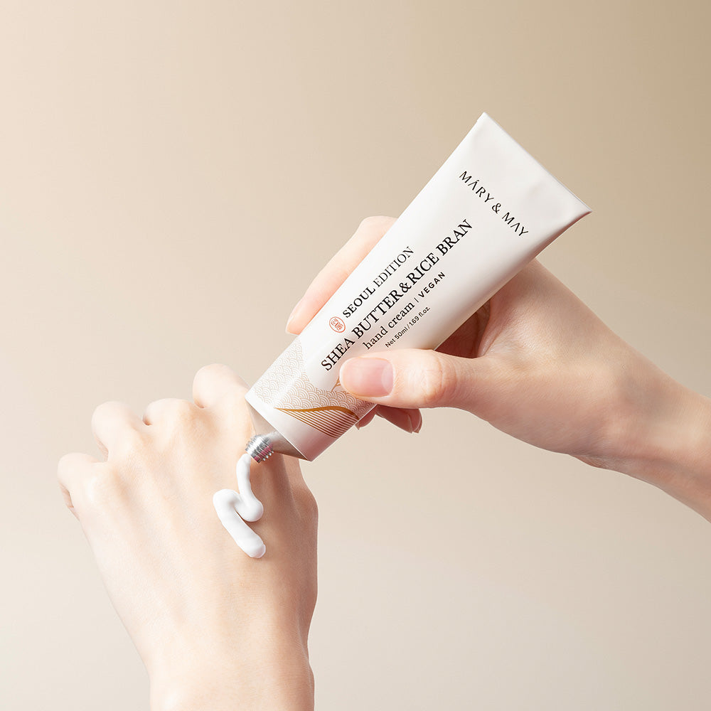 skincare-kbeauty-glowtime-mary & May shea butter and rice bran hand cream