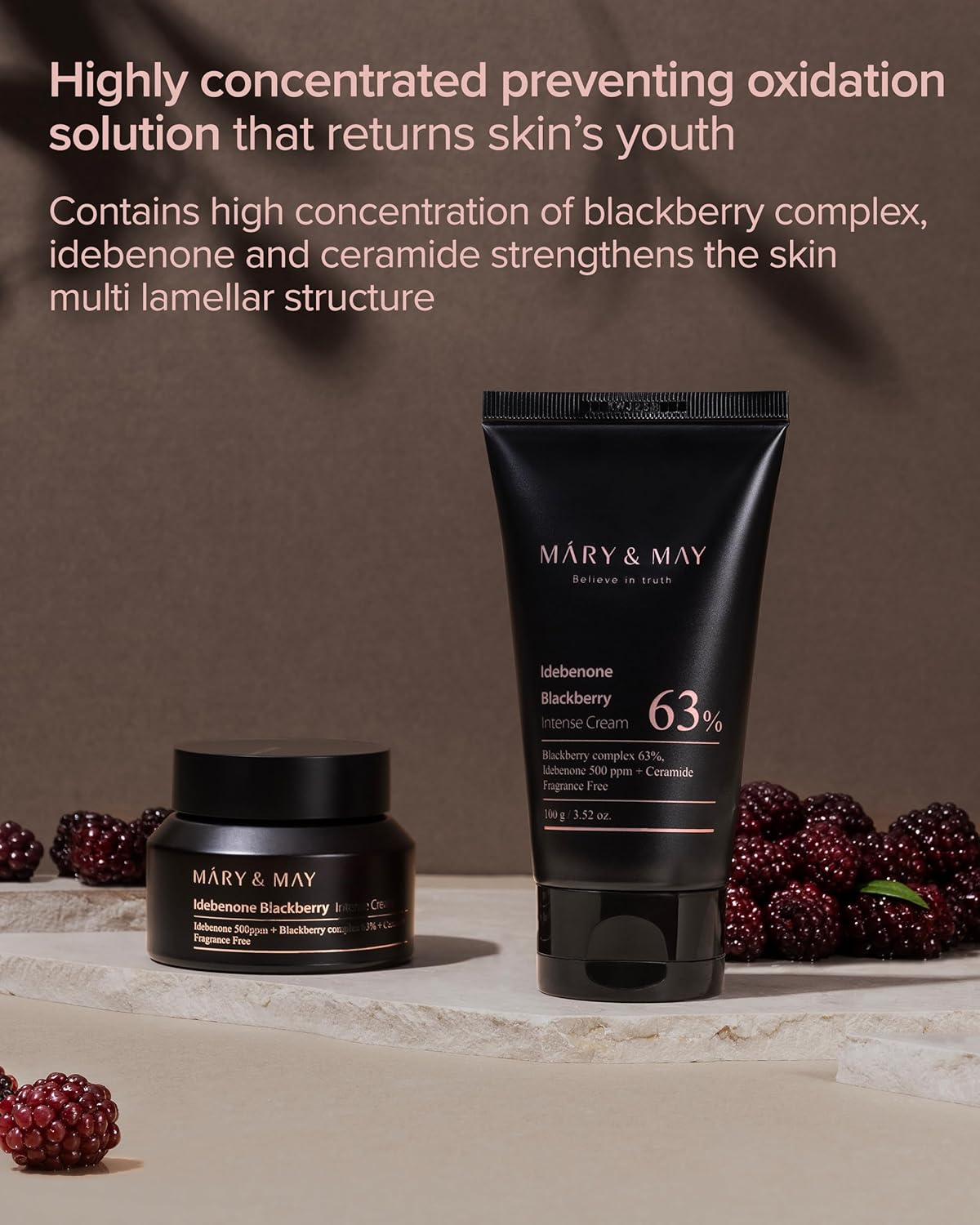 MARY and MAY Idebenone Blackberry Intense Cream 4 skincare-kbeauty-glowtime-mary and may idebenone blackberry intense cream