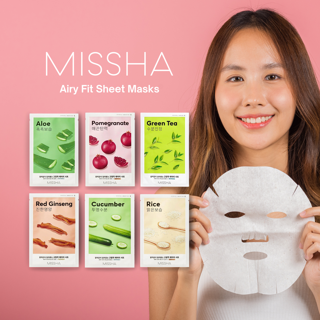 MISSHA Airy Fit Sheet mask swatch 4