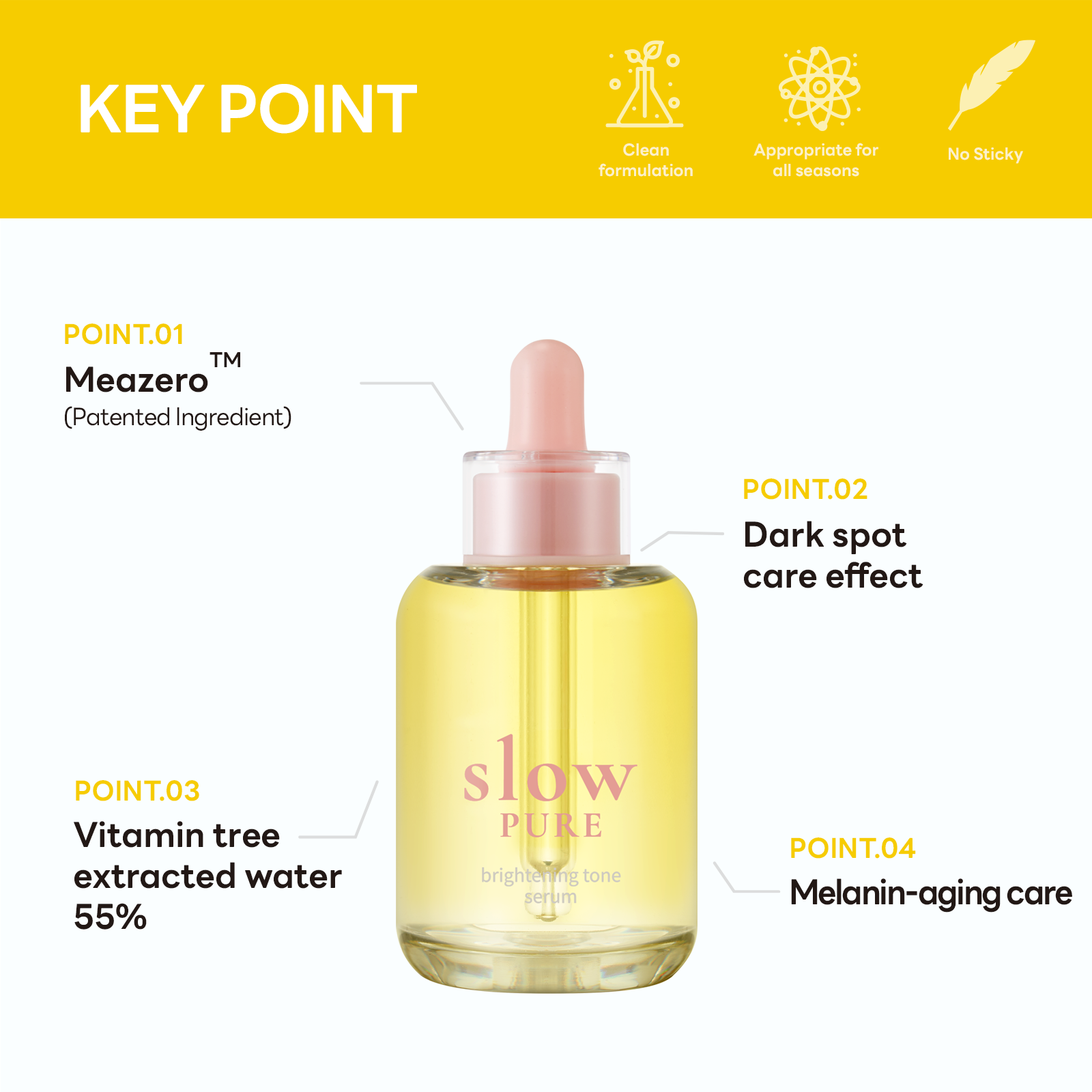 SLOWPURE Brightening Tone Serum 5 skincare-kbeauty-glowtime-slowpure brightening tone serum