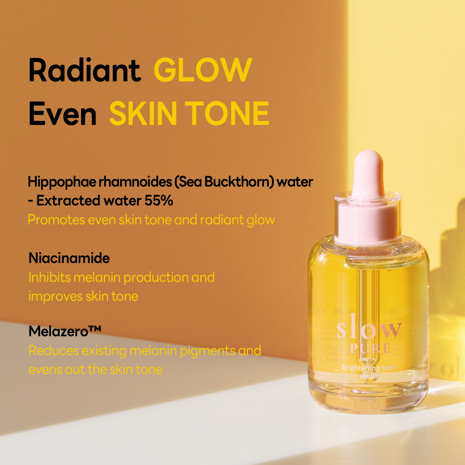 SLOWPURE Brightening Tone Serum 6 skincare-kbeauty-glowtime-slowpure brightening tone serum