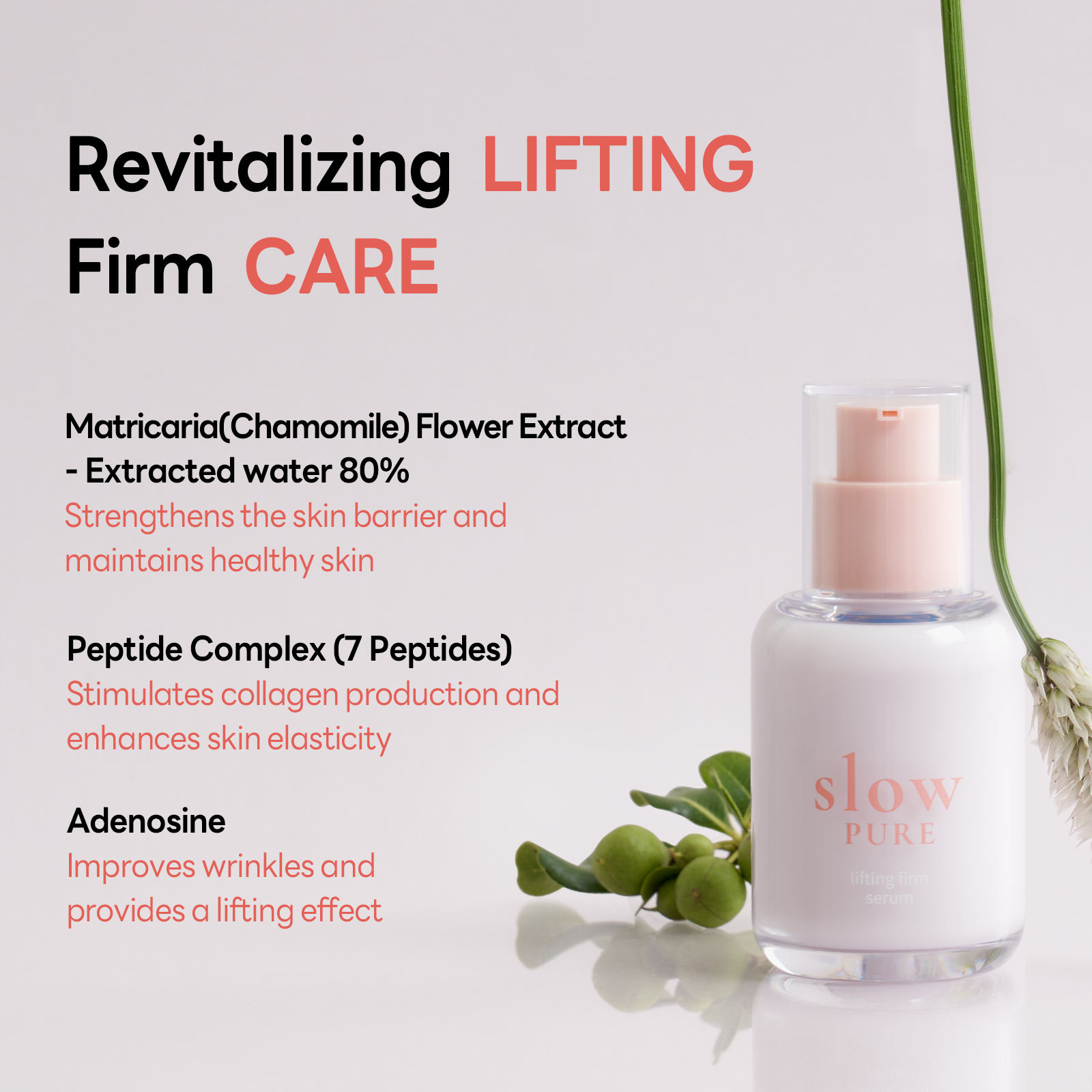SLOWPURE Lifting Firm Serum 4 skincare-kbeauty-glowtime-slowpure lifting firm serum