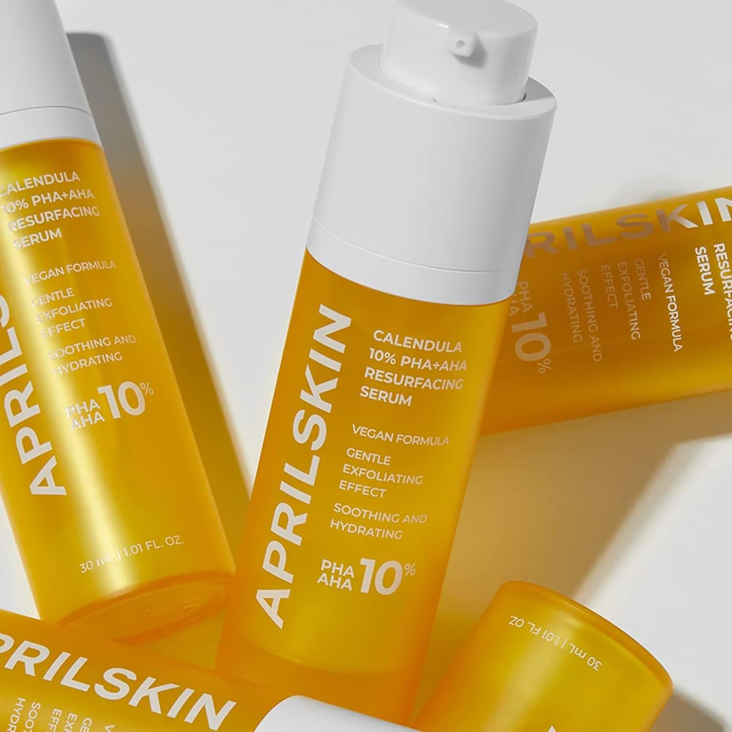 APRIL SKIN Calendula 10% PHA and AHA Resurfacing Serum 5 skincare-kbeauty-glowtime-april skin calendula 10% pha and aha resurfacing serum