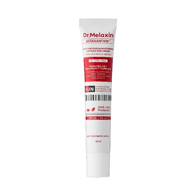 DR MELAXIN Astaxanthin Anti Freckles and Whitening Capsule Sun Cream 1 skincare-kbeauty-glowtime-dr melaxin astaxanthin anti freckles and whitening capsule sun cream