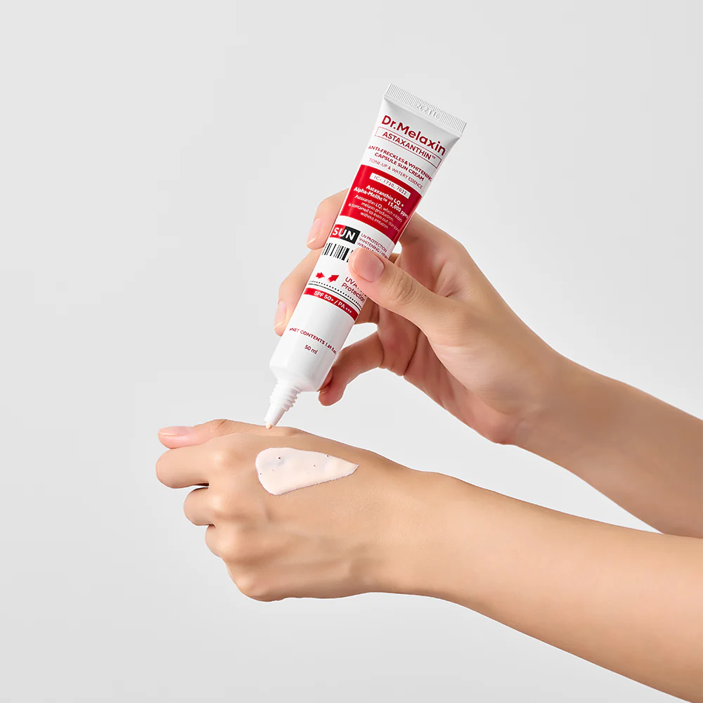 DR MELAXIN Astaxanthin Anti Freckles and Whitening Capsule Sun Cream 5 skincare-kbeauty-glowtime-dr melaxin astaxanthin anti freckles and whitening capsule sun cream