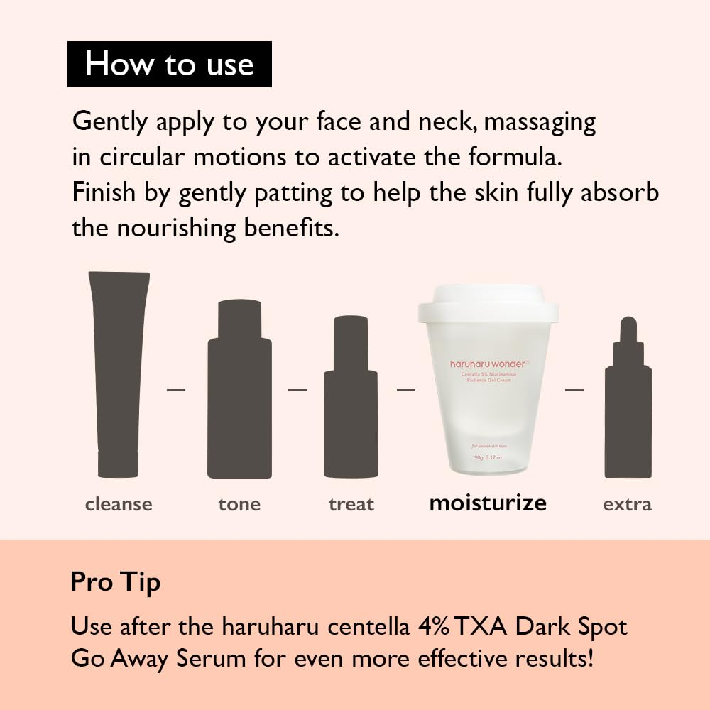 HARU HARU Wonder Centella 5% Niacinamide Radiance Gel Cream 9 skincare-kbeauty-glowtime-haru haru wonder centella 5 Niacinamide radiance gel cream