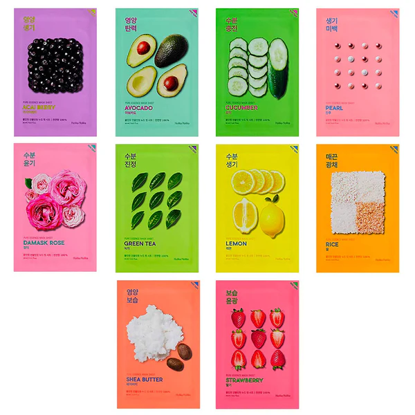 HOLIKA HOLIKA Pure Essence Mask Sheet skincare-kbeauty-glowtime-holika holika pure essence mask sheet