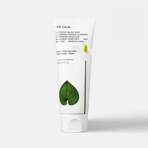 skincare-kbeauty-glowtime-huecalm heartleaf calming cleansing foam
