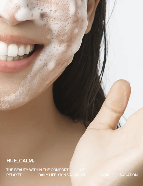 skincare-kbeauty-glowtime-huecalm heartleaf calming cleansing foam