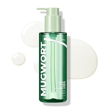 ISNTREE Mugwort Calming Deep Cleansing Oil 1 skincare-kbeauty-glowtime-isntree mugwort calming deep cleansing oil