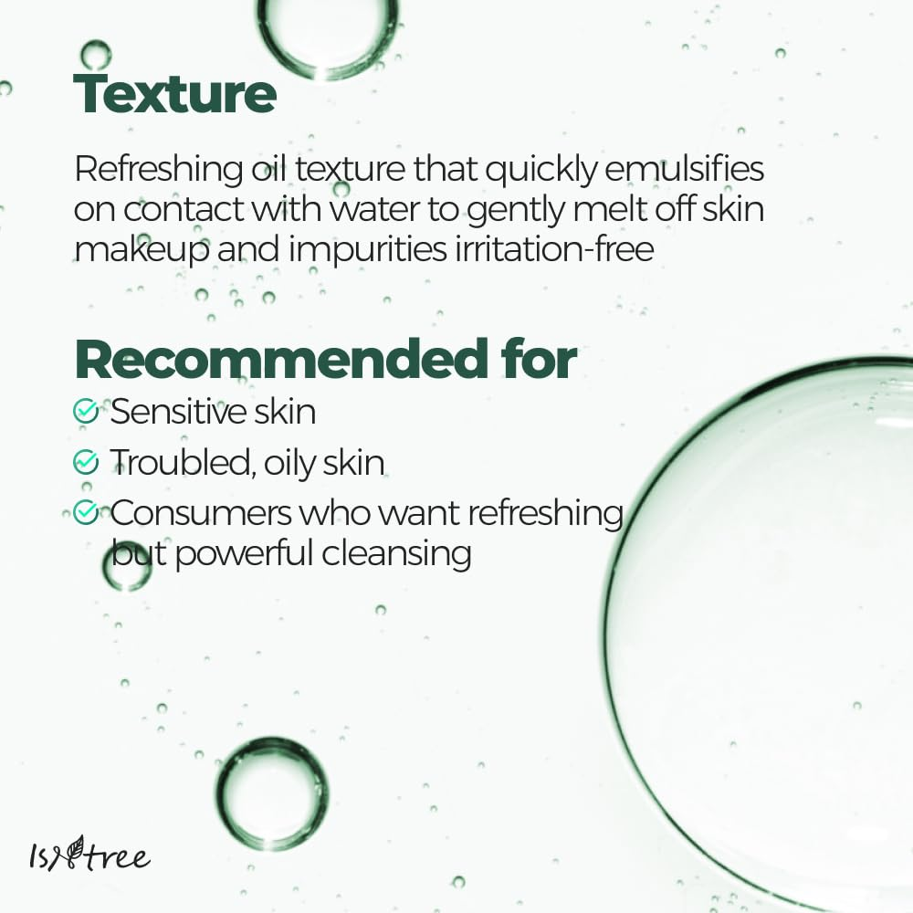 ISNTREE Mugwort Calming Deep Cleansing Oil 8 skincare-kbeauty-glowtime-isntree mugwort calming deep cleansing oil