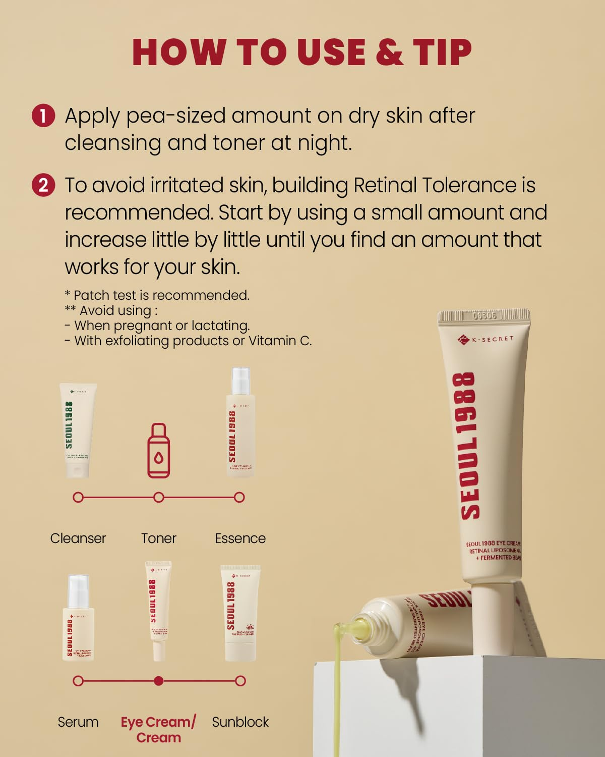 K SECRET Retinal Liposome 4% + Fermented Bean 6 skincare-kbeauty-glowtime-k secret retinal liposome 4% Fermented Bean
