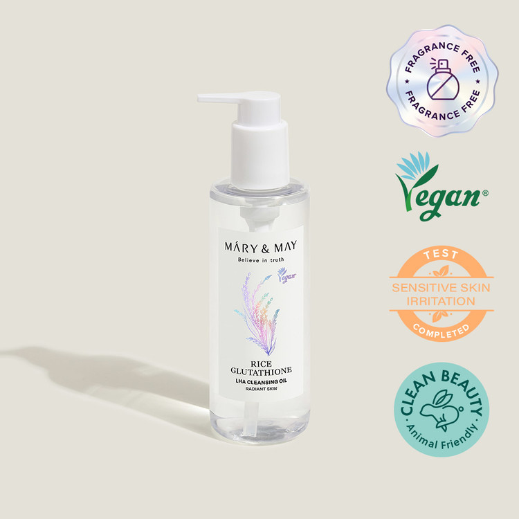 skincare-kbeauty-glowtime-mary and may rice glutathione lha cleansing oil