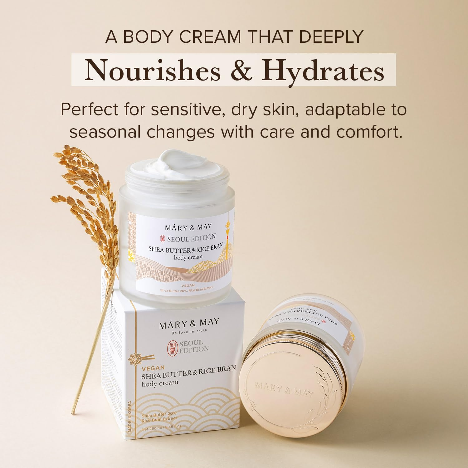 MARY and MAY Shea Butter and Rice Bran Body Cream 4 skincare-kbeauty-glowtime-mary and may shea butter anr rice bran body cream