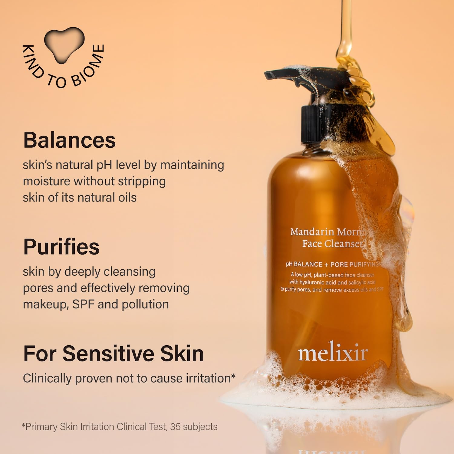 MELIXIR Mandarin Morning Cleaner 2 skincare-kbeauty-glowtime-melixir mandarin morning face cleanser
