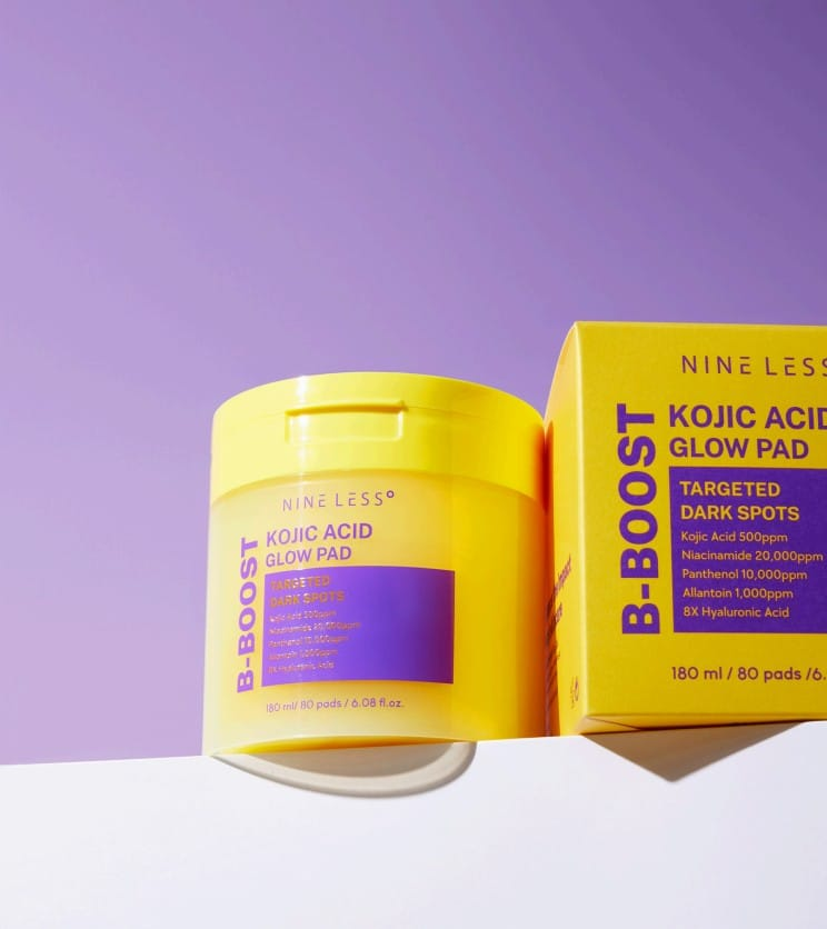 NINE LESS B Boost Kojic Acid Pad 2 skincare-kbeauty-glowtime-nine less b boost kojic acid pad