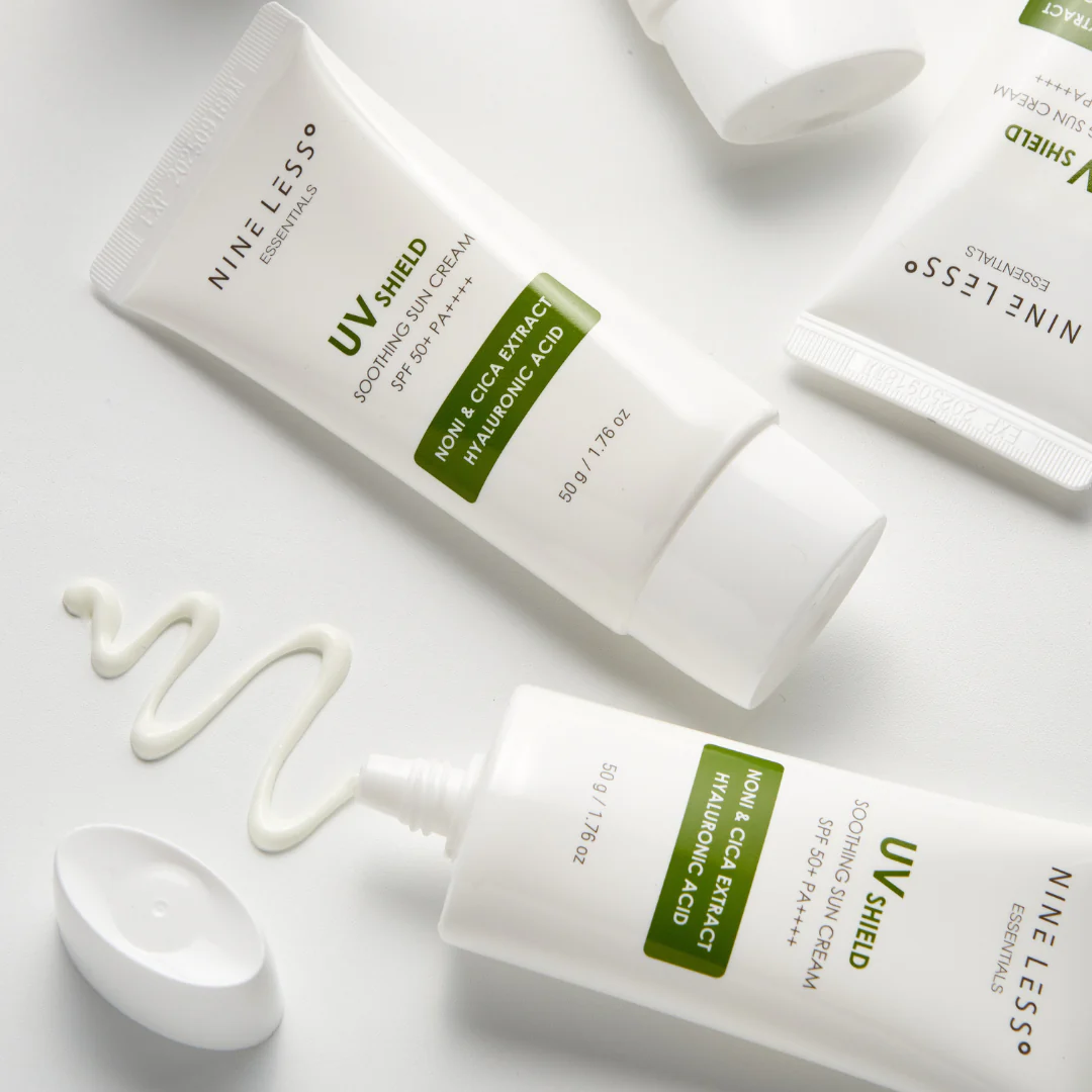 NINE LESS Essentials UV Shield Sun Cream 2 skincare-kbeauty-glowtime-nine less essentials uv shield uv shield sun creama