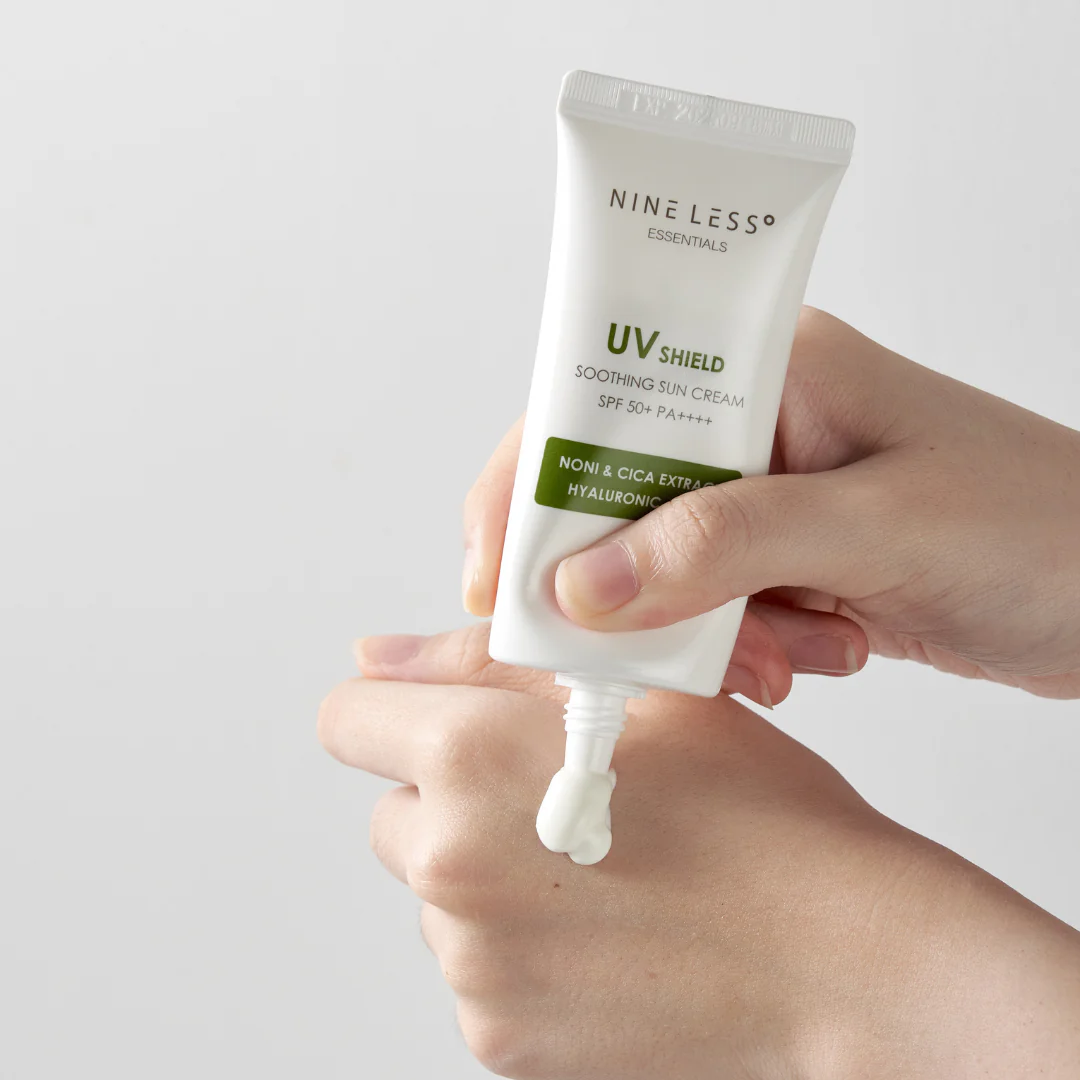 NINE LESS Essentials UV Shield Sun Cream 4 skincare-kbeauty-glowtime-nine less essentials uv shield uv shield sun creama