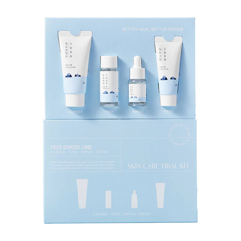 ROUND LAB 1025 Dokdo Trial Kit 4 skincare-kbeauty-glowtime-round lab 10225 dokdo trial kit
